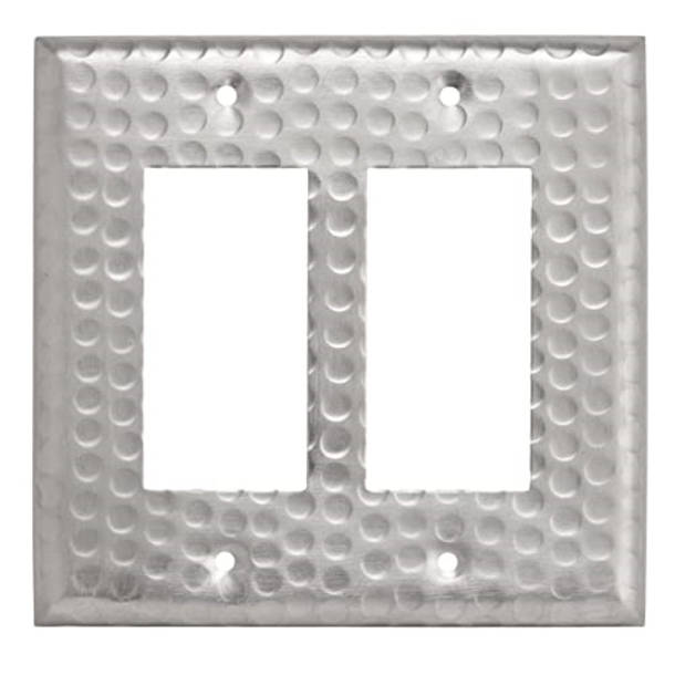 Monarch Abode Hand Hammered Gang Rocker Standard Wall Plate